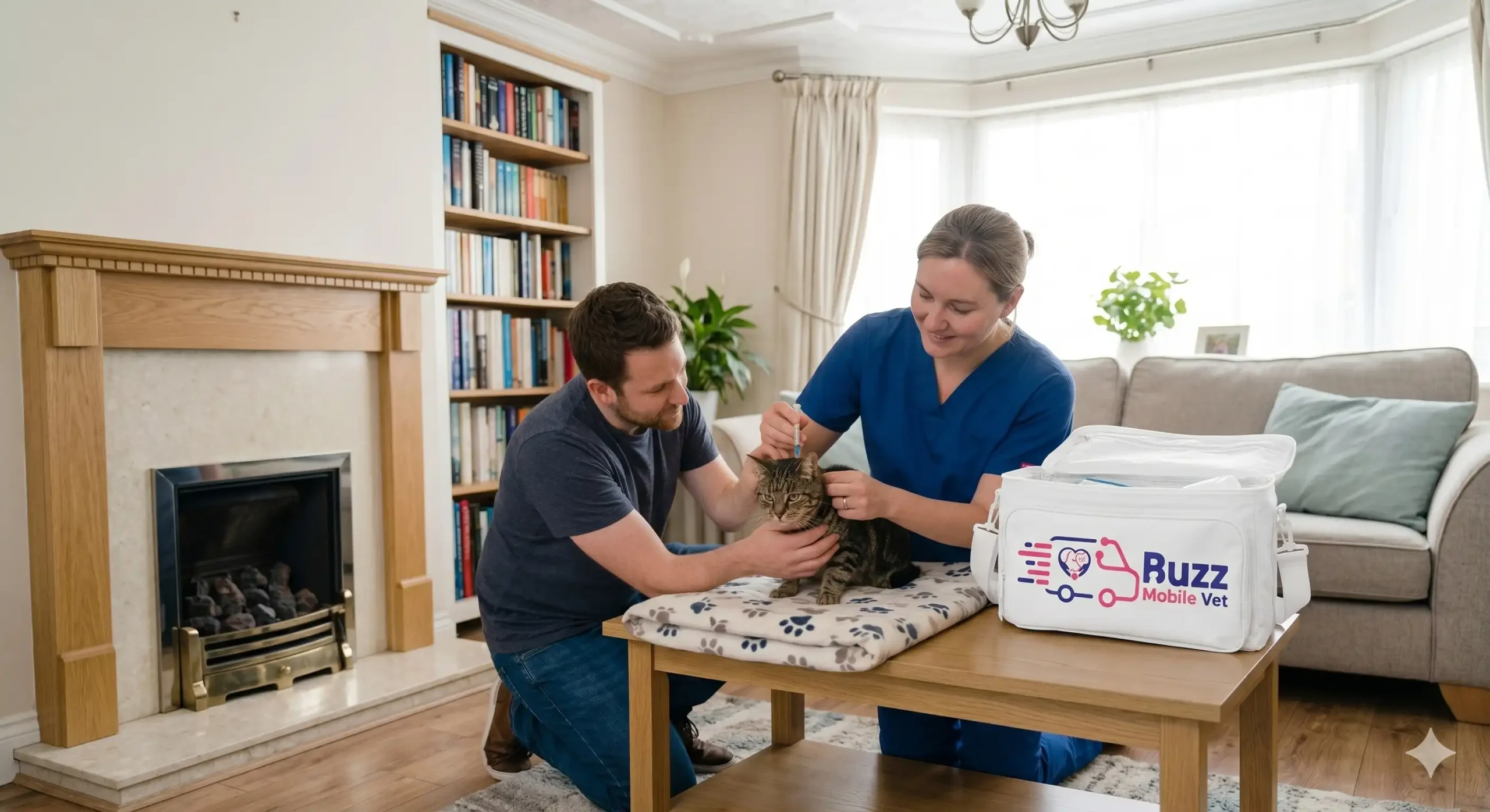 Mobile Vet Home Cat Vaccination