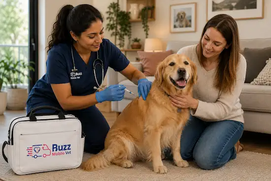 Mobile Home Vet Dog Vaccination